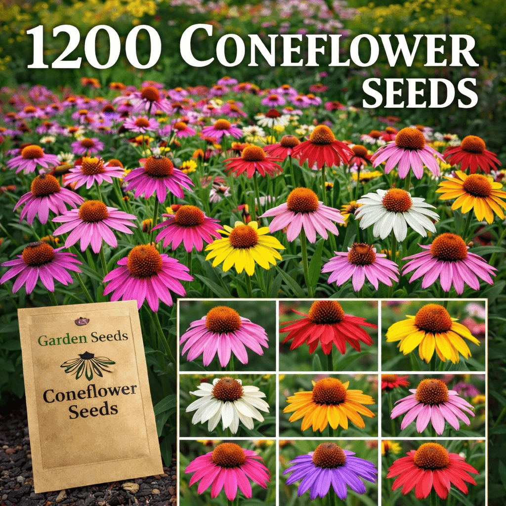 Spirit Coneflower Seeds (Echinacea Purpurea Multi-Color)